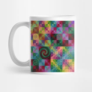 Fractal patchwork Mug